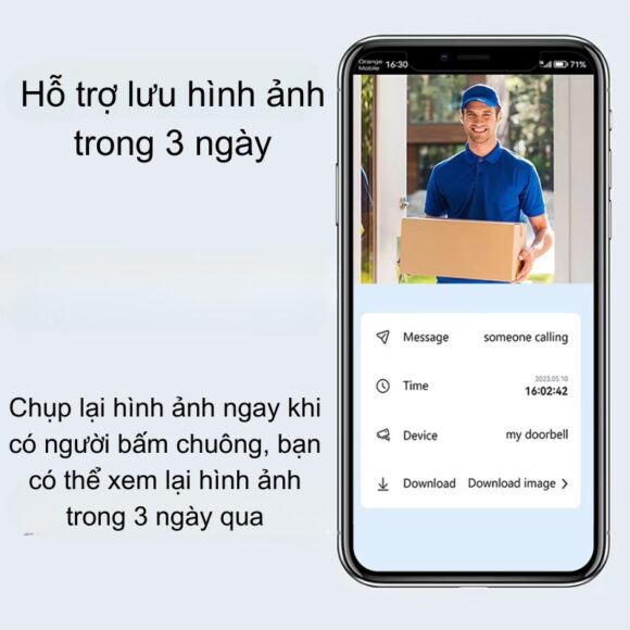 Chuông Cửa Có Hình Wifi Xsmarthome I5
