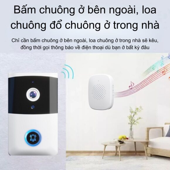Chuông Cửa Có Hình Wifi Xsmarthome I5