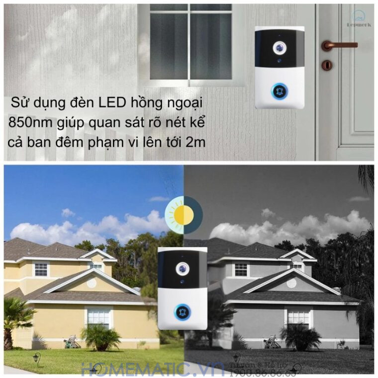 Chuông Cửa Có Hình Wifi Xsmarthome I5 Chuông Cửa Có Hình Wifi Xsmarthome I5