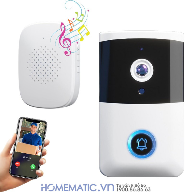 Chuông Cửa Có Hình Wifi Xsmarthome I5