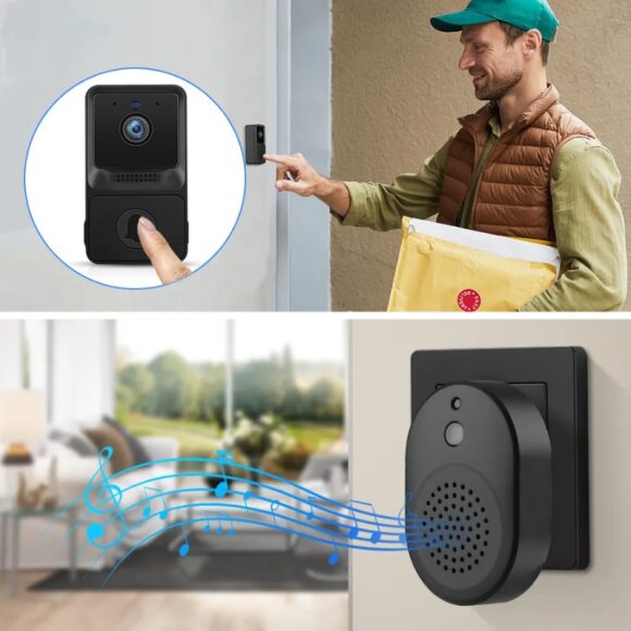 Chuông Cửa Không Dây Có Camera Wifi Cloudedge T21