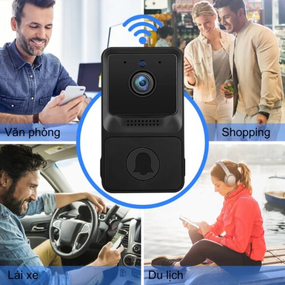 Chuông Cửa Không Dây Có Camera Wifi Cloudedge T21