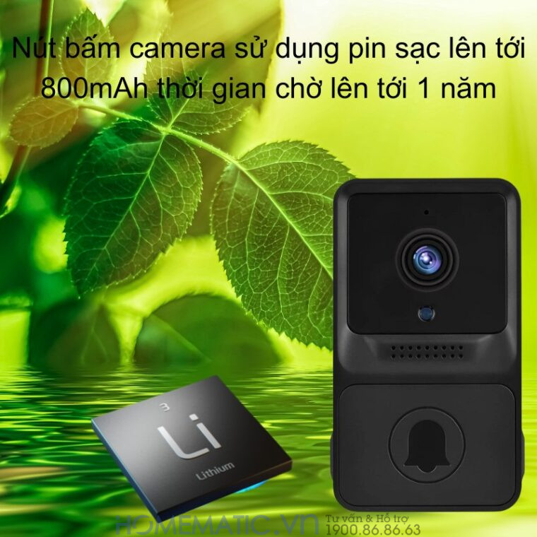 Chuông Cửa Không Dây Có Camera Wifi Cloudedge T21 Chuông Cửa Không Dây Có Camera Wifi Cloudedge T21