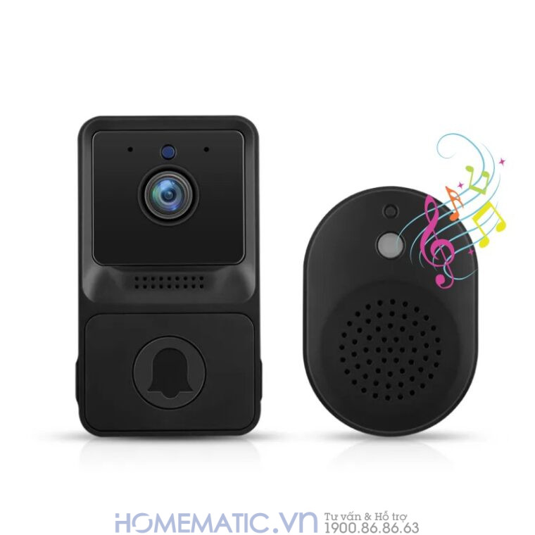 Chuông Cửa Không Dây Có Camera Wifi Cloudedge T21