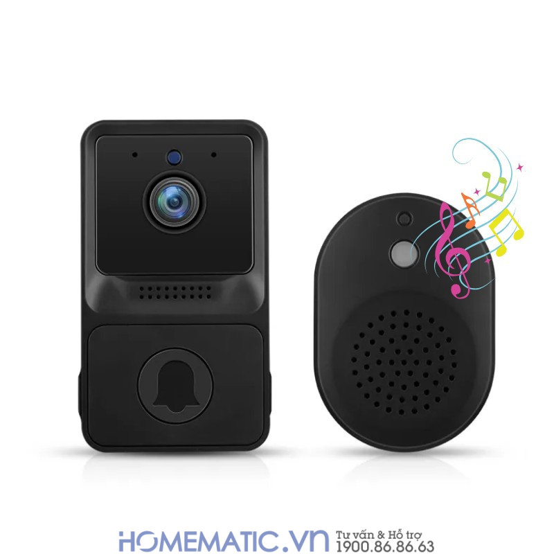 Chuông Cửa Không Dây Có Camera Wifi Cloudedge T21