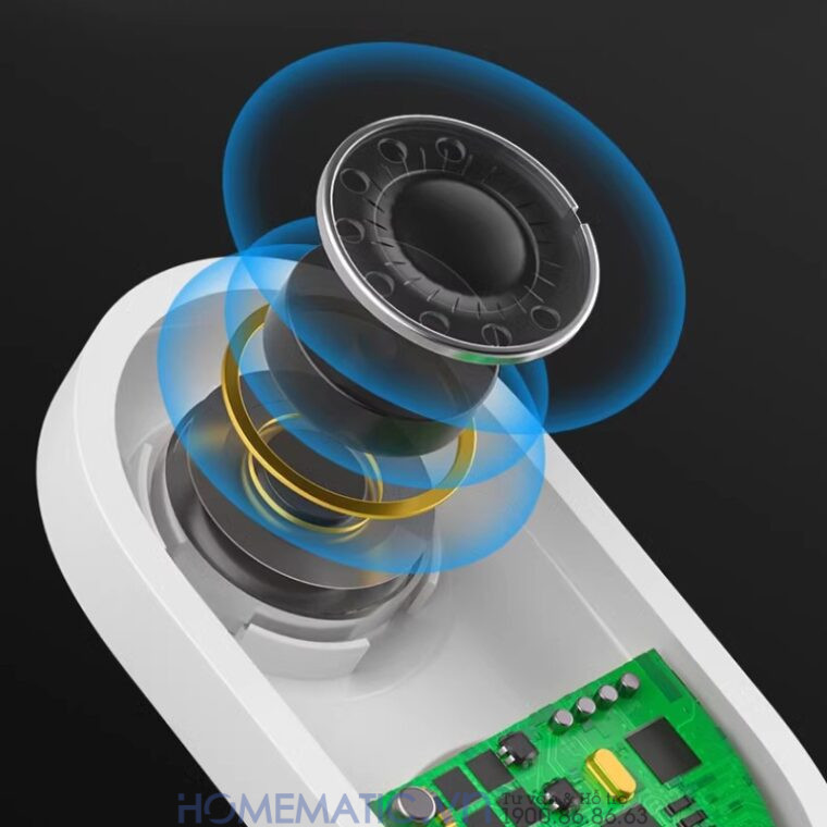 Chuông Cửa Không Dây Không Pin Cao Cấp Homematic T9lw Có đồng Hồ Nhiệt độ Phòng loa khủng