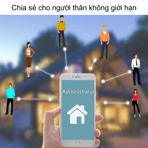 Chuông Cửa Thông Minh Có Camera Wifi Pin Sạc Lớn + Cắm Nguồn Smartlife Wf001b