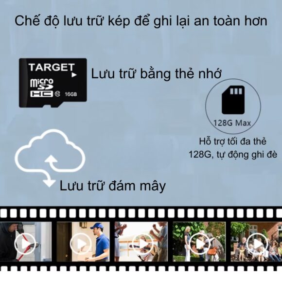 Chuông Cửa Thông Minh Có Camera Wifi Pin Sạc Lớn + Cắm Nguồn Smartlife Wf001b