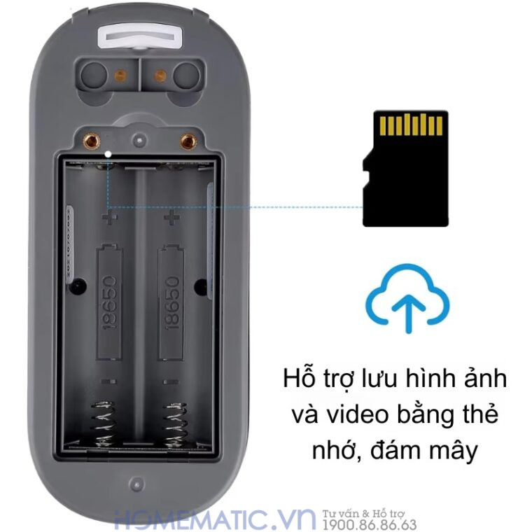 Chuông Cửa Thông Minh Có Camera Wifi Pin Sạc Lớn + Cắm Nguồn Smartlife Wf001b