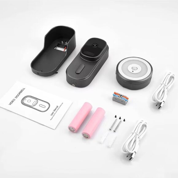 Chuông Cửa Thông Minh Có Camera Wifi Pin Sạc Lớn + Cắm Nguồn Smartlife Wf001b