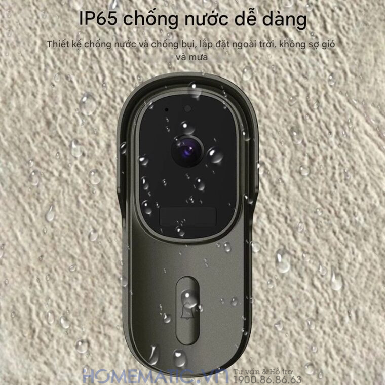 Chuông Cửa Thông Minh Có Camera Wifi Pin Sạc Lớn + Cắm Nguồn Smartlife Wf001b