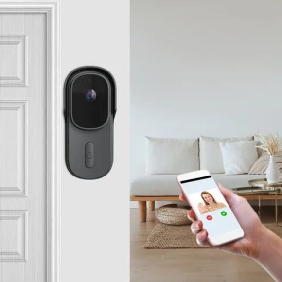 Chuông Cửa Thông Minh Có Camera Wifi Pin Sạc Lớn + Cắm Nguồn Smartlife Wf001b
