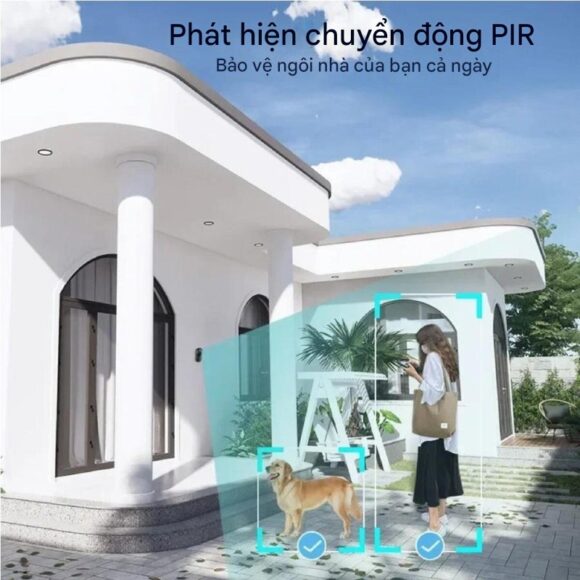 Chuông Cửa Thông Minh Có Camera Wifi Pin Sạc Lớn + Cắm Nguồn Smartlife Wf001b