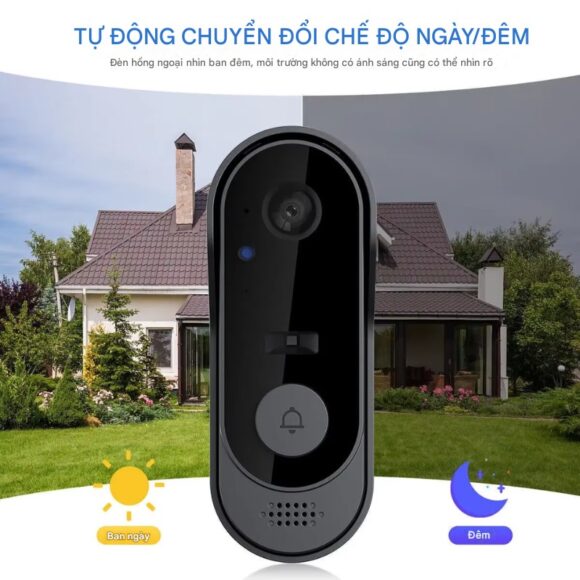 Chuông Hình Không Dây Wifi Tuya M9