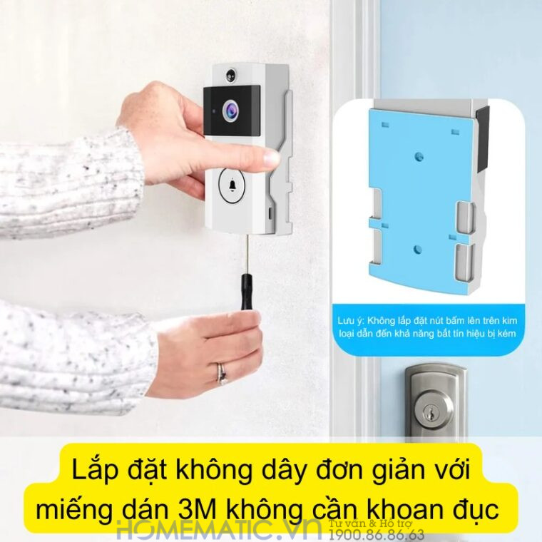 Chuông Cửa Camera Wifi Chống Nước Ngoài Trời Xsmarthome U9 Chuông Cửa Camera Wifi Chống Nước Ngoài Trời Xsmarthome U9