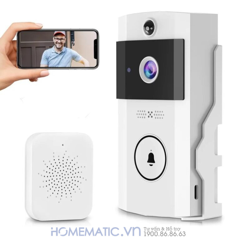 Chuông Cửa Camera Wifi Chống Nước Ngoài Trời Xsmarthome U9 Chuông Cửa Camera Wifi Chống Nước Ngoài Trời Xsmarthome U9