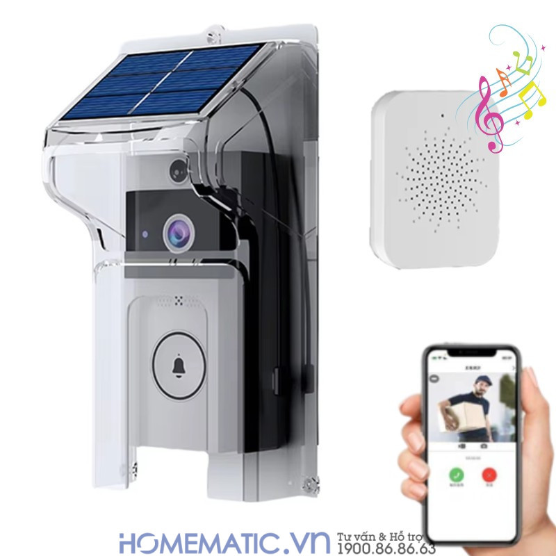 Chuông Cửa Camera Wifi Chống Nước Ngoài Trời Xsmarthome U9
