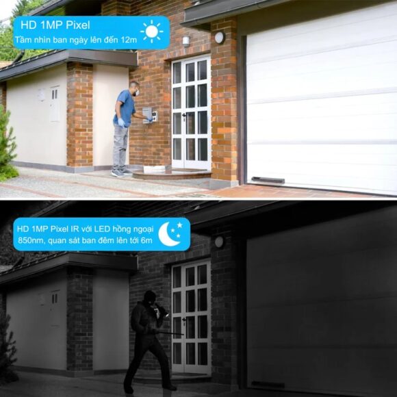 Chuông Cửa Camera Wifi Chống Nước Ngoài Trời Xsmarthome U9