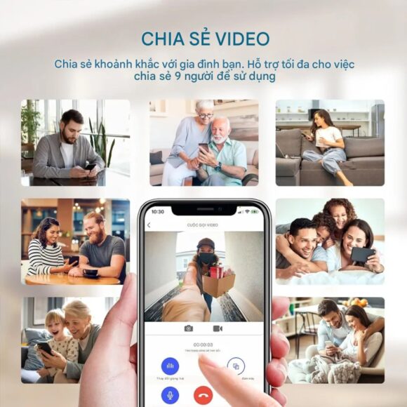 Chuông Cửa Camera Wifi Chống Nước Ngoài Trời Xsmarthome U9