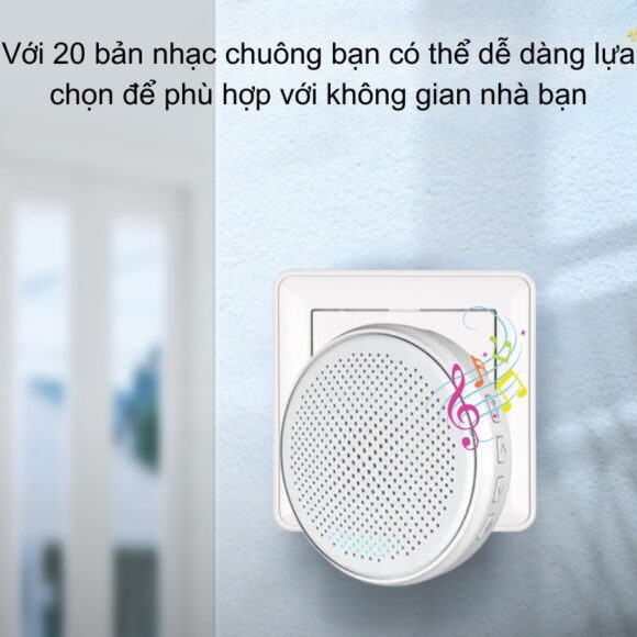 Chuông Cửa Thông Minh Có Camera Wifi Pin Sạc Lớn + Cắm Nguồn Smartlife Wf001b