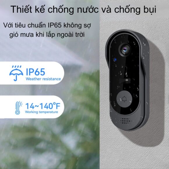 Chuông Hình Không Dây Wifi Tuya M9