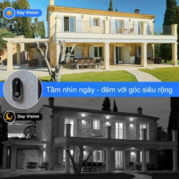 Chuông Hình Không Dây Wifi Tuya M9