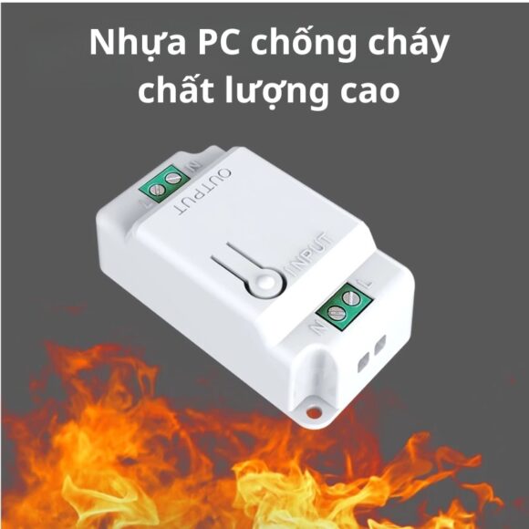 Bộ Công Tắc điện điều Khiển Từ Xa Bằng Remote Whk01-4 sử dụng nhựa pc chống cháy