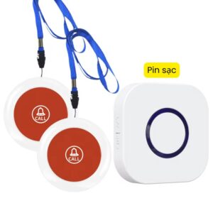 Chuông Không Dây Cho Người Già Qx02sos 2 nút bấm