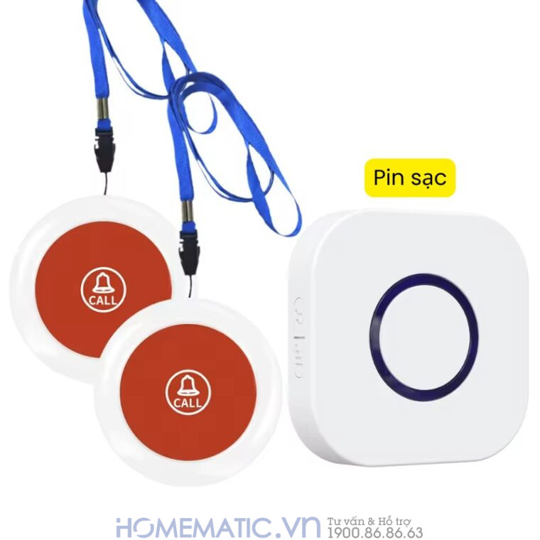 Chuông Không Dây Cho Người Già Qx02sos 2 nút bấm