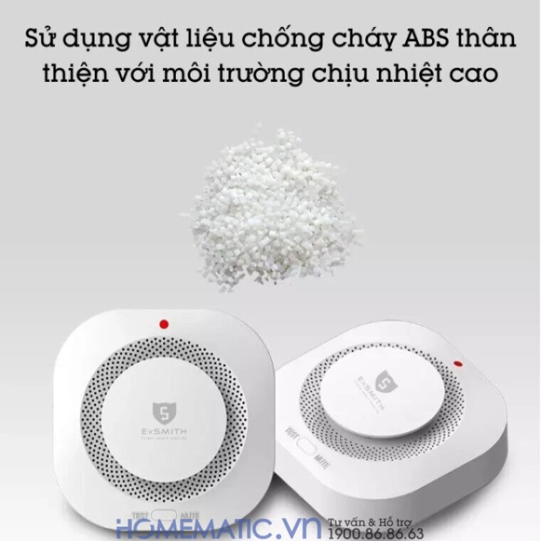 Đầu Báo Khói Wifi Báo Cháy Về điện Thoại Exsmith Tf210