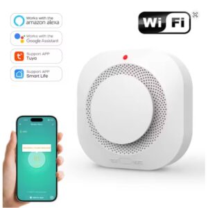Đầu Báo Khói Wifi Báo Cháy Về điện Thoại Exsmith Tf210