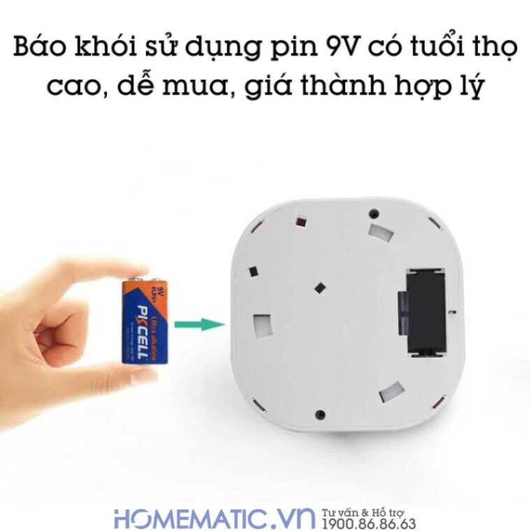 Đầu Báo Khói Wifi Báo Cháy Về điện Thoại Exsmith Tf210