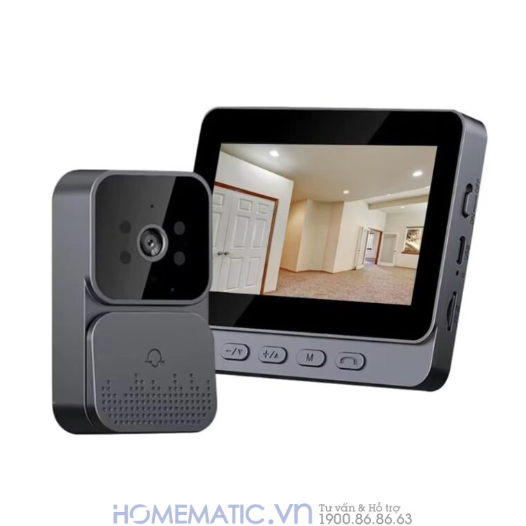 Chuông Cửa Có Hình Không Dây M10