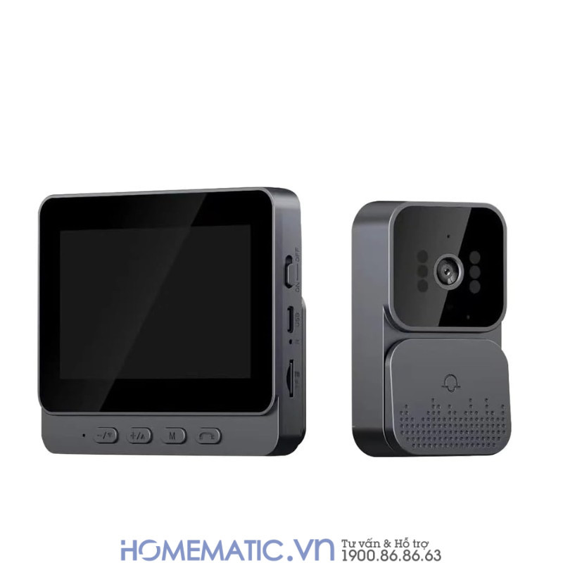 Chuông Cửa Có Hình Không Dây M10