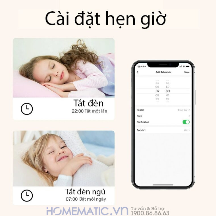Bộ Công Tắc điện điều Khiển Từ Xa 4 Kênh Bằng Remote Và Wifi Whk02-4 Mới