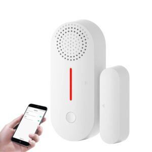 Cảm Biến Mở Cửa S1c Bản Wifi Có Còi Hú Chống Trộm Báo Qua điện Thoại Smartlife Hm-ds05