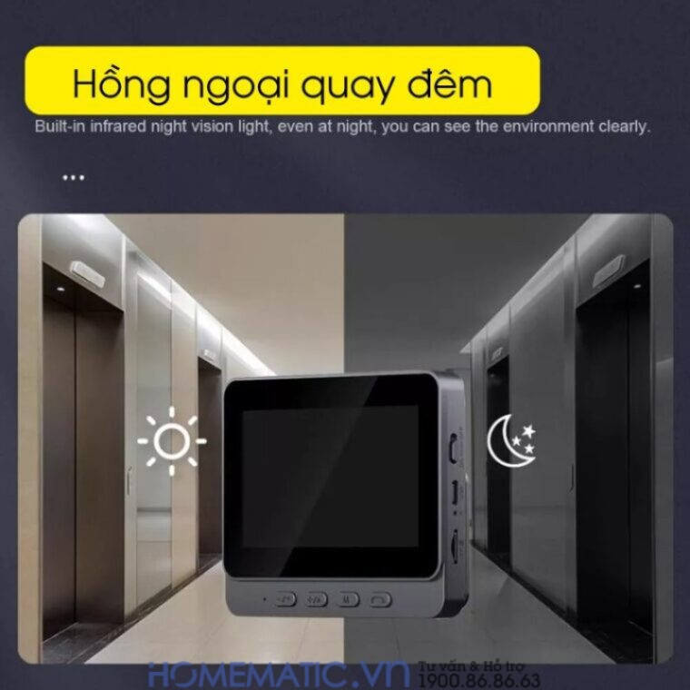 Chuông Cửa Có Hình Không Dây M10