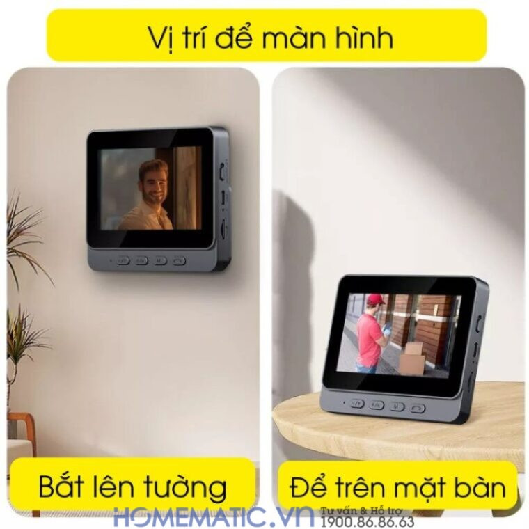 Chuông Cửa Có Hình Không Dây M10