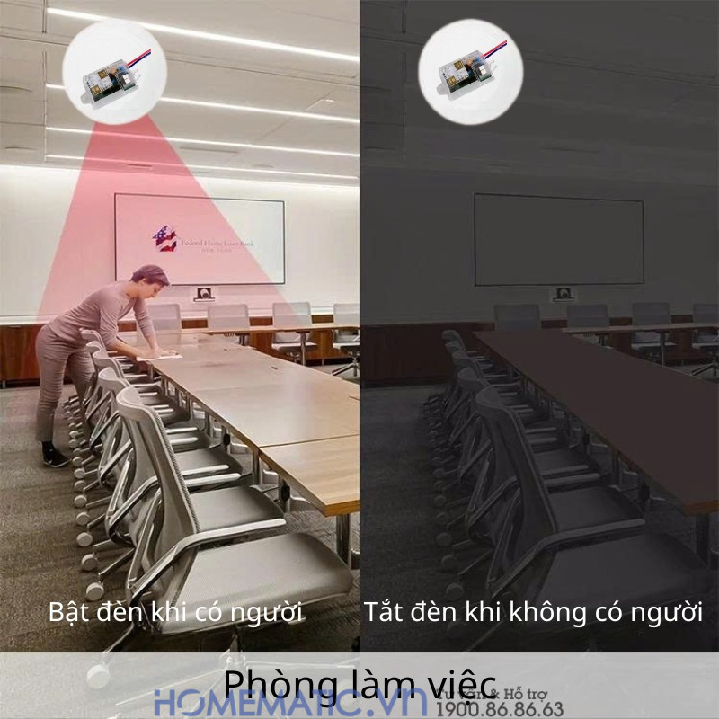 Cảm Biến Hiện Diện Radar Milimet 24g Siêu Nhạy Ms680-ra Cảm Biến Hiện Diện Radar Milimet 24g Siêu Nhạy Ms680-ra