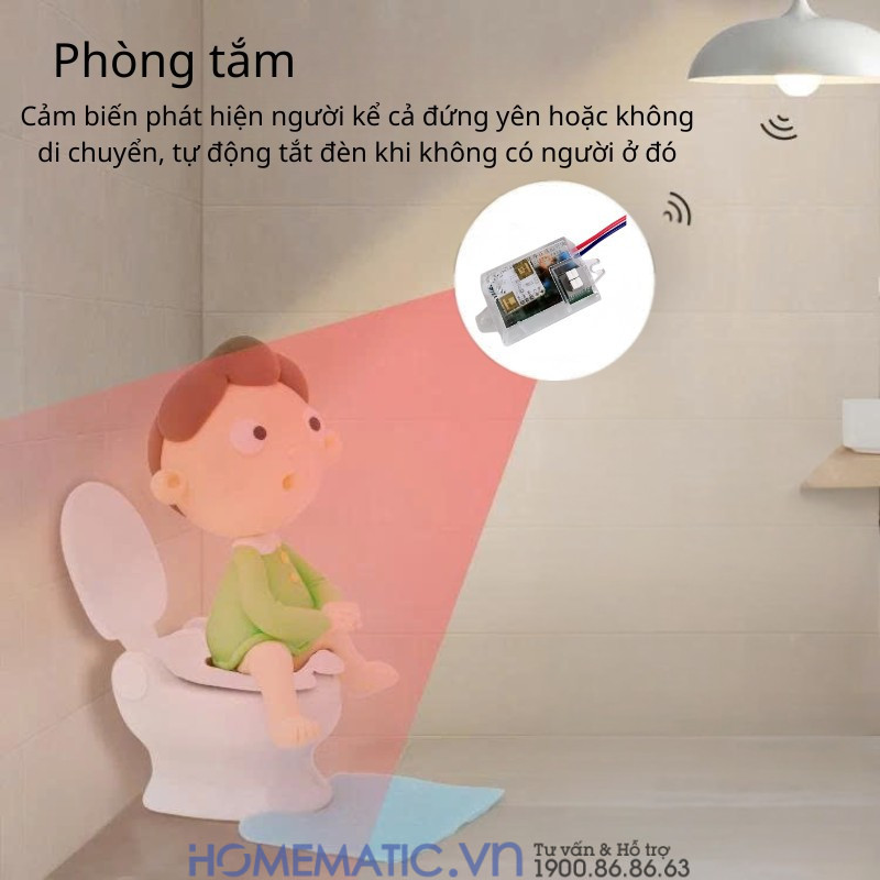 Cảm Biến Hiện Diện Radar Milimet 24g Siêu Nhạy Ms680-ra Cảm Biến Hiện Diện Radar Milimet 24g Siêu Nhạy Ms680-ra