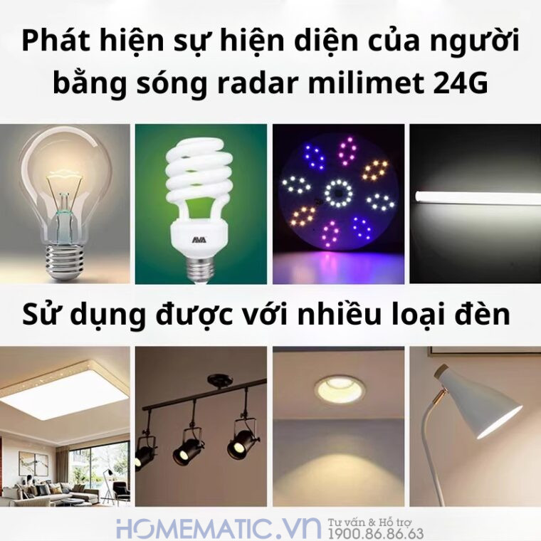 Cảm Biến Hiện Diện Radar Milimet 24g Siêu Nhạy Ms680-ra