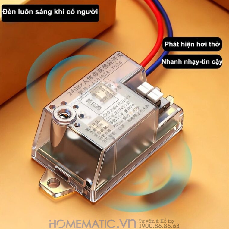 Cảm Biến Hiện Diện Radar Milimet 24g Siêu Nhạy Ms680-ra