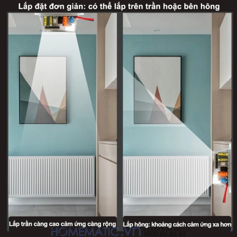 Cảm Biến Hiện Diện Radar Milimet 24g Siêu Nhạy Ms680-ra