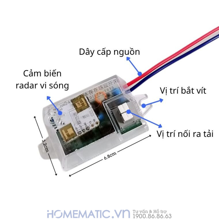 Cảm Biến Hiện Diện Radar Milimet 24g Siêu Nhạy Ms680-ra các chức năng Cảm Biến Hiện Diện Radar Milimet 24g Siêu Nhạy Ms680-ra các chức năng