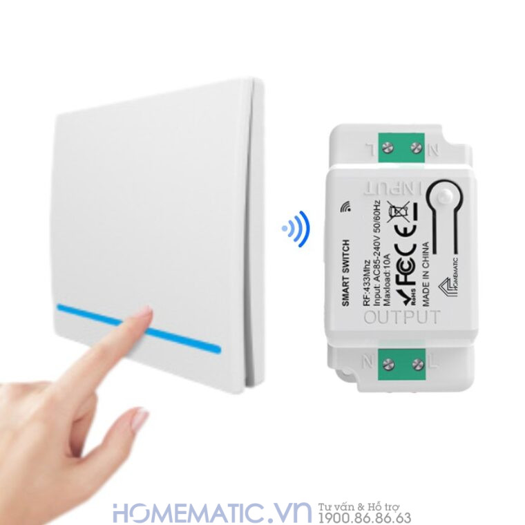 Công Tắc Không Dây Dán Tường Whk01-rb3