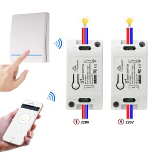 Công Tắc Không Dây Wifi Dán Tường Whk02-rb3