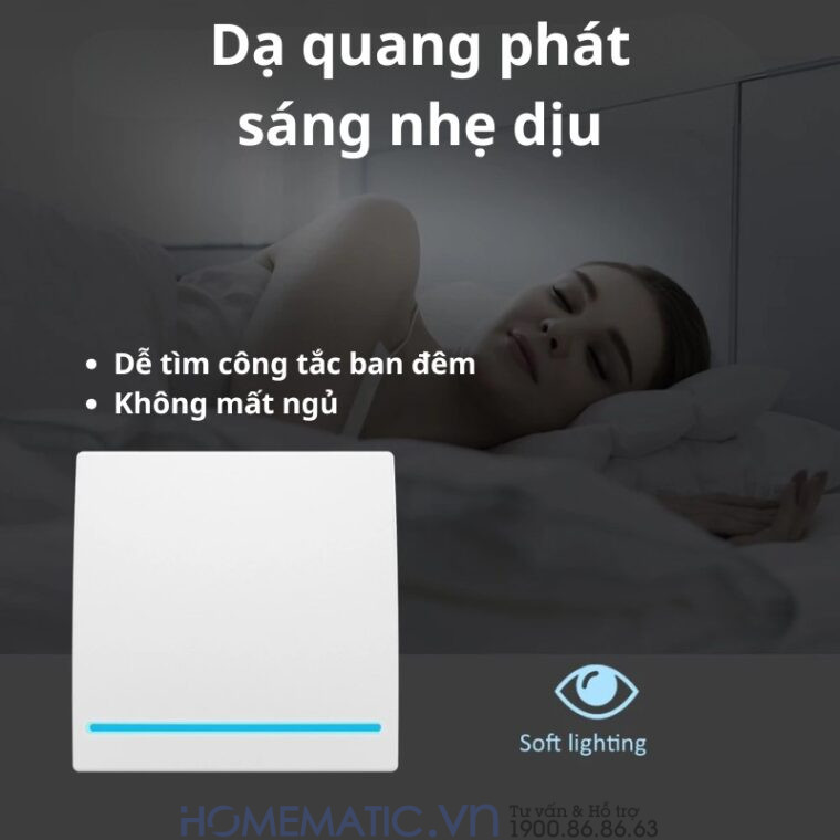 Công Tắc Không Dây Wifi Dán Tường Whk02-rb3