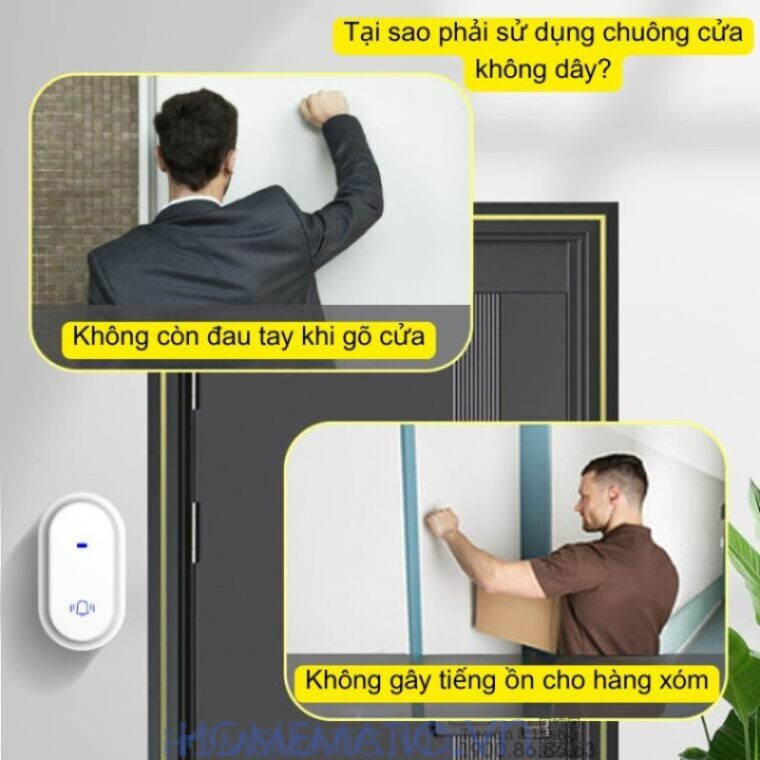 Chuông Cửa Không Dây Không Pin Jbm09