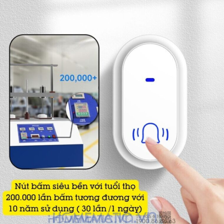 Chuông Cửa Không Dây Không Pin Jbm09