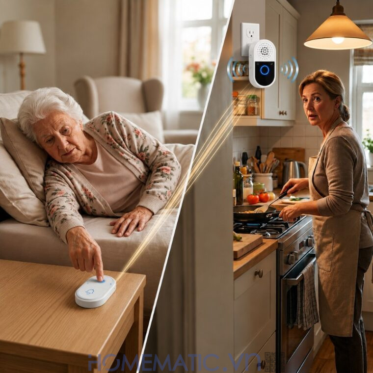 Chuông Cửa Không Dây Không Pin Jbm09